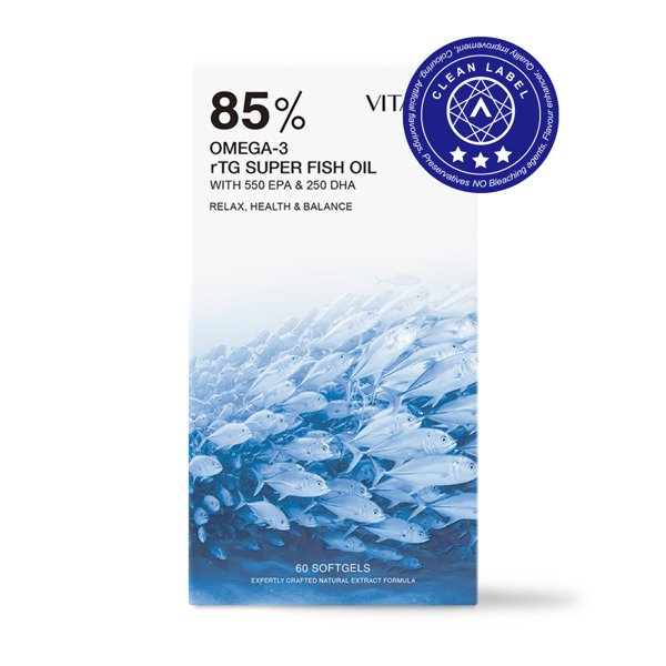 VITABOX 挪威 85% rTG 高濃度魚油