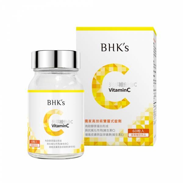 BHK's 光萃維他命C雙層錠 30粒/袋 6袋組